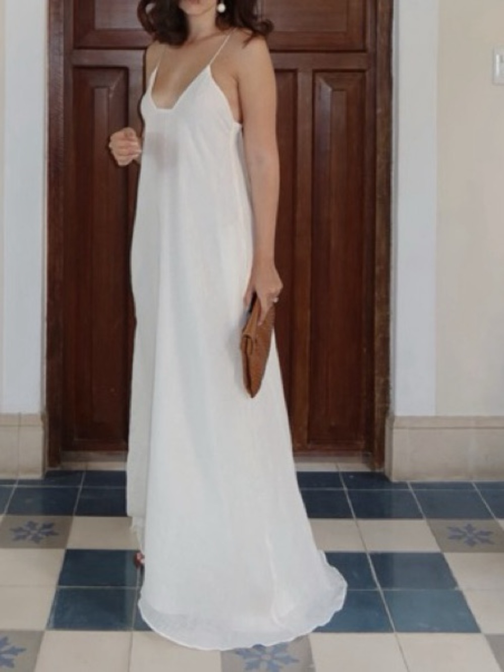 Massimo Dutti Linen Blend Maxi Dress - Picture 7 of 8